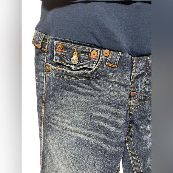 A Pea In The Pod True Religion Bootcut Flare Leg Maternity size 31” waist - Picture 9 of 9